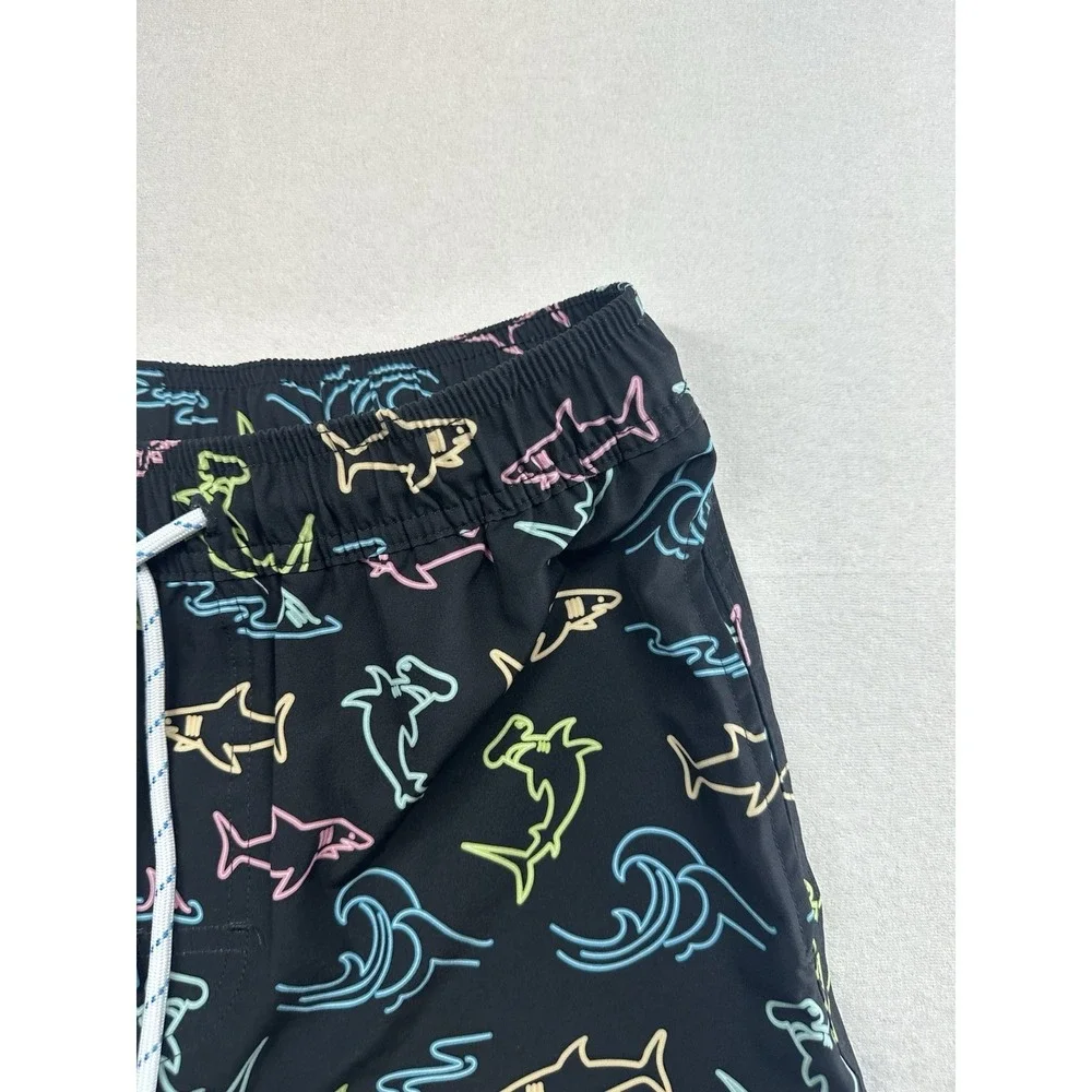 Member's Mark Men's Resort Swim‎ Trunks Small  Dolphin & Alligator Print